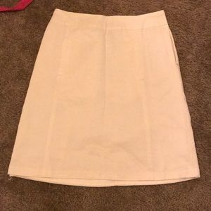 White skirt